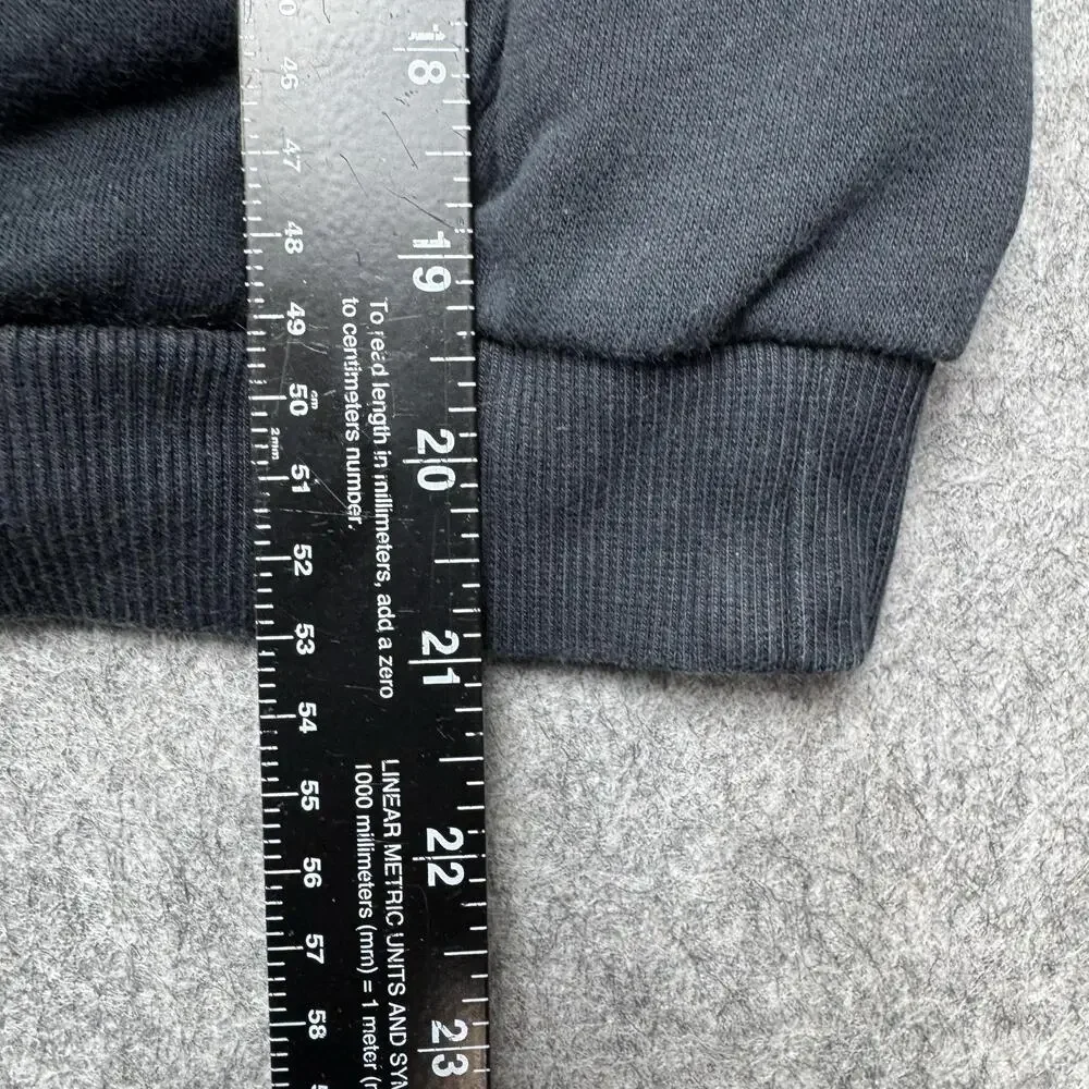 Nike Hoodie Mens Large Black Fleece Pullover Swoosh Logo Sweatshirt Casual